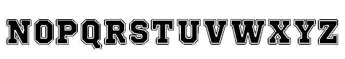 School College Regular Font LOWERCASE