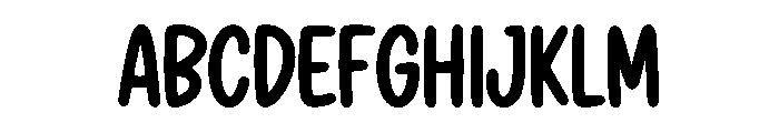School Crush Font UPPERCASE