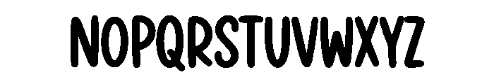 School Crush Font UPPERCASE