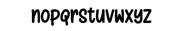 School Crush Font LOWERCASE