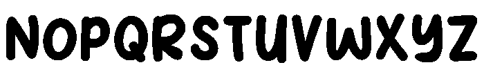 School Daily Regular Font LOWERCASE