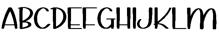School Delightful Font UPPERCASE