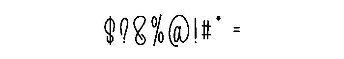 School Family Font OTHER CHARS