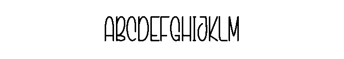 School Family Font UPPERCASE