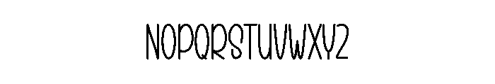 School Family Font UPPERCASE