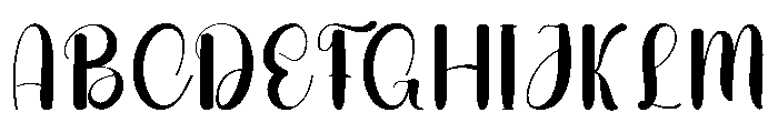 School Favorite Font UPPERCASE