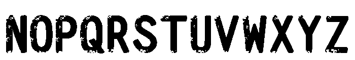 School Grunge Regular Font UPPERCASE