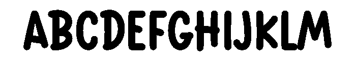 School Hiking Regular Font UPPERCASE