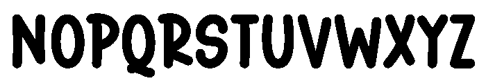 School Hiking Regular Font UPPERCASE