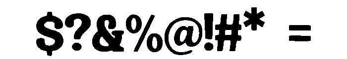 School_House_Block Font OTHER CHARS