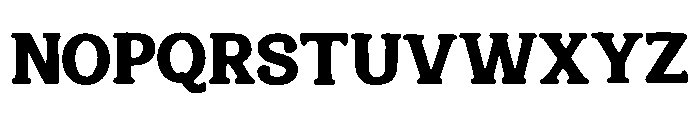 School_House_Block Font LOWERCASE