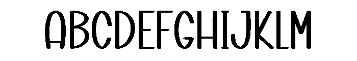 School House Font UPPERCASE