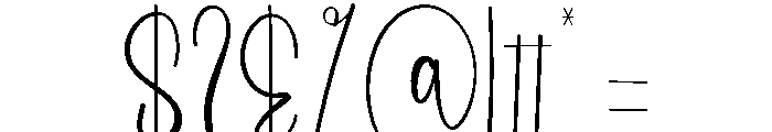 School January Font OTHER CHARS