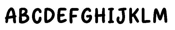 School Memories Regular Font UPPERCASE