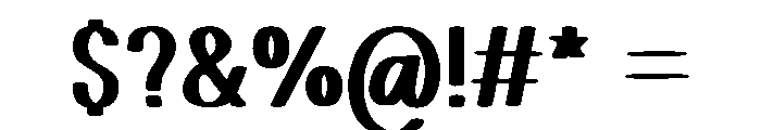 School Notepad Font OTHER CHARS