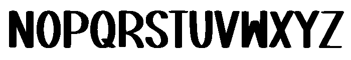 School Notepad Font UPPERCASE