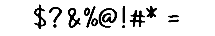 School Notes Regular Font OTHER CHARS