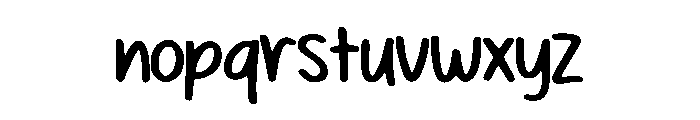 School Notes Regular Font LOWERCASE