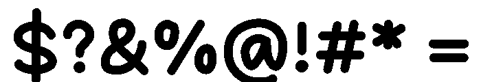 School Pop Font OTHER CHARS