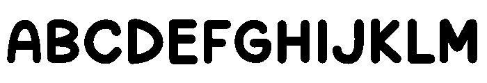 School Pop Font UPPERCASE