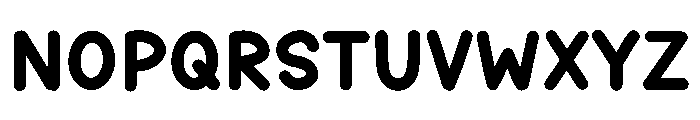 School Pop Font UPPERCASE