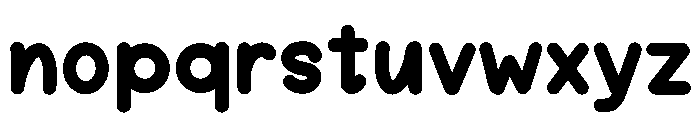 School Pop Font LOWERCASE