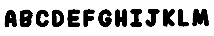 School Red Crayon FONT