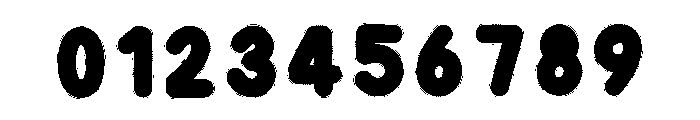 School Ruler Font OTHER CHARS