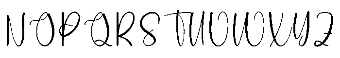 School Sister Font UPPERCASE