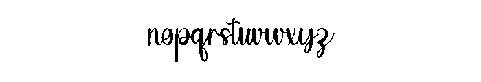 School Sister Font LOWERCASE