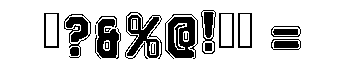 School Soccer Regular Font OTHER CHARS