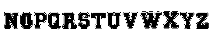 School Soccer Regular Font UPPERCASE