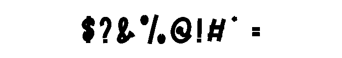 School Stickers Font OTHER CHARS