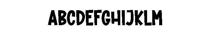 School Stickers Font UPPERCASE
