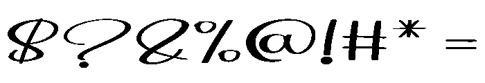 School Sunday Font OTHER CHARS