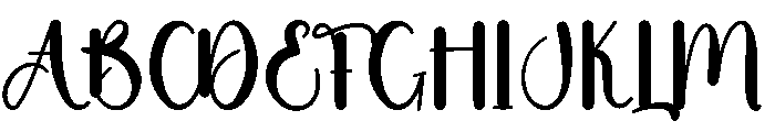 School Sunday Font UPPERCASE