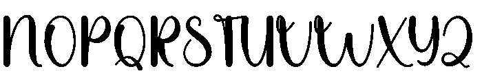 School Sunday Font UPPERCASE