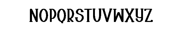 School United Font LOWERCASE