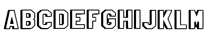 School Vintage Regular Font UPPERCASE