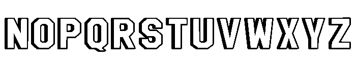 School Vintage Regular Font UPPERCASE