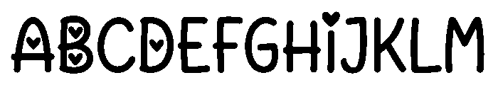Schoolie Font UPPERCASE