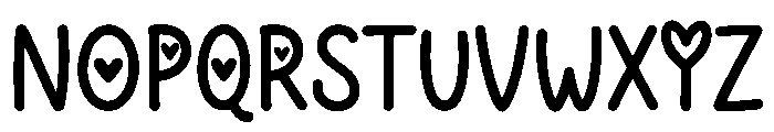 Schoolie Font UPPERCASE