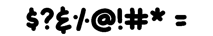 Schoolyard Scribble Regular Font OTHER CHARS