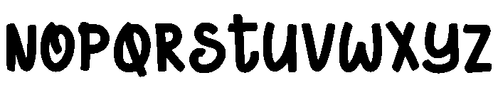 Schoolyard Scribble Regular Font LOWERCASE