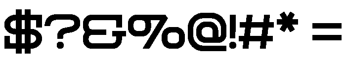 Scifier Brother Bold Font OTHER CHARS