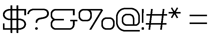 Scifier Brother Light Font OTHER CHARS