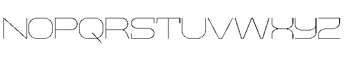 Scifier Brother Thin Font UPPERCASE