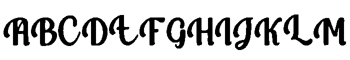 Scissor_tooth_Black Font UPPERCASE