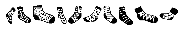 Scock silhouettes Font OTHER CHARS