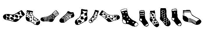 Scock silhouettes Font UPPERCASE